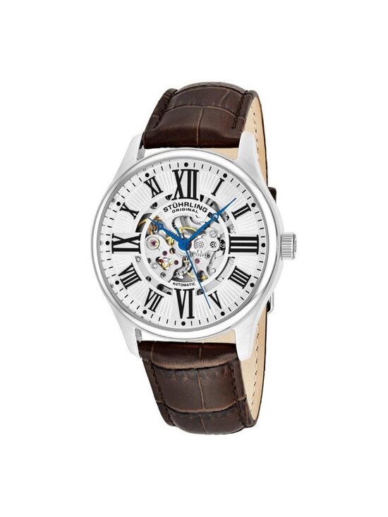 NWT Stuhrling Original Legacy Automatic Silver Dial Men\'s Watch